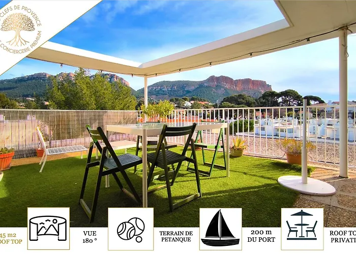 Sunset Garden - Roof Top 45 M2 Vue Mer / Cap Canaille
